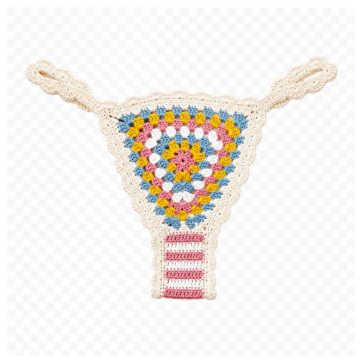 Granny Square Petite Crochet Bottom