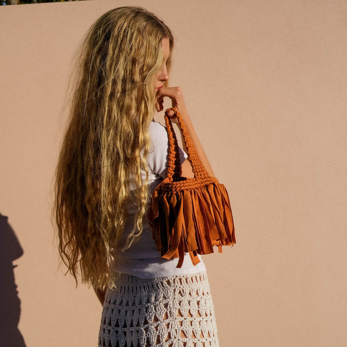 Bucket Fringe Bag