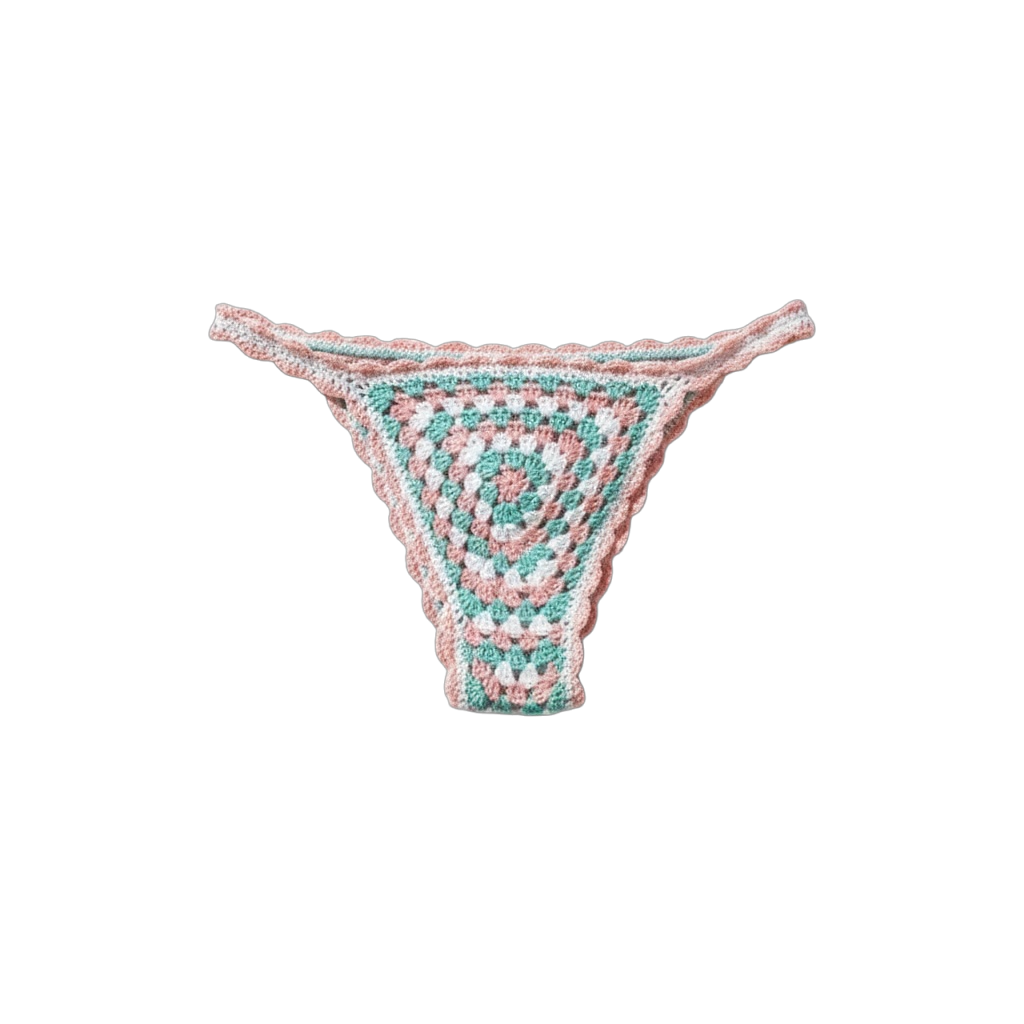 Opal Sky Grannysquare Bikini Bottom