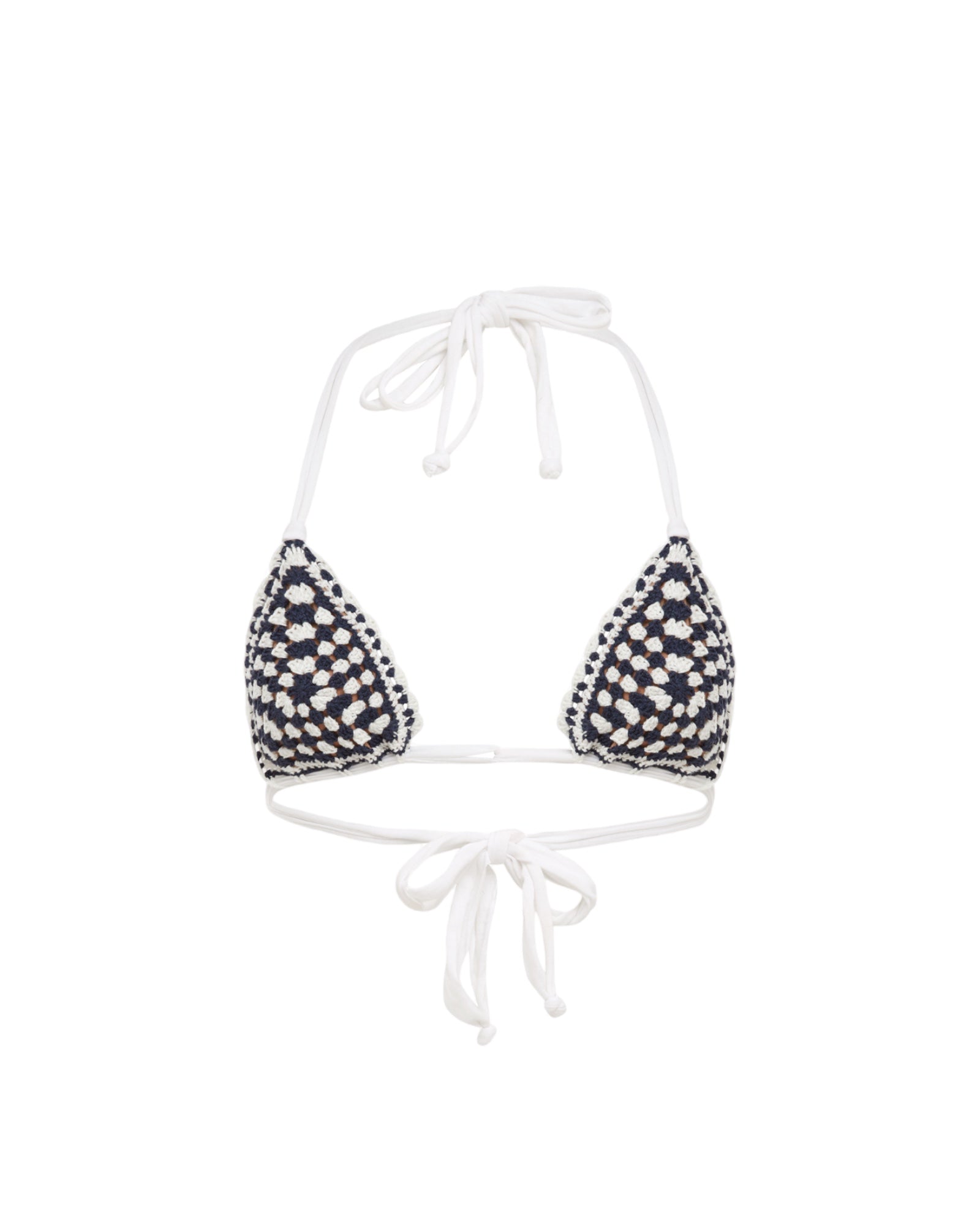 Grannysquare Crochet Bikini Top