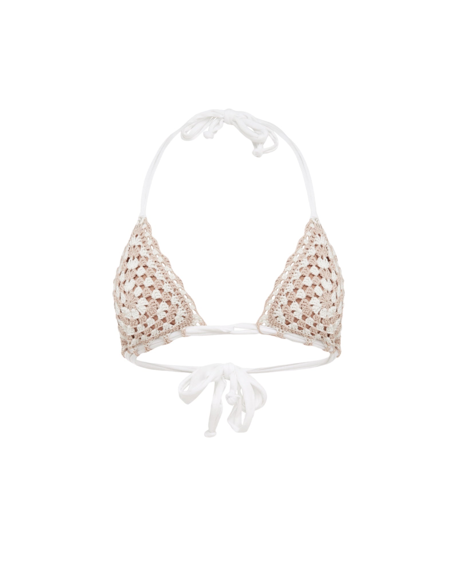 Grannysquare Crochet Bikini Top