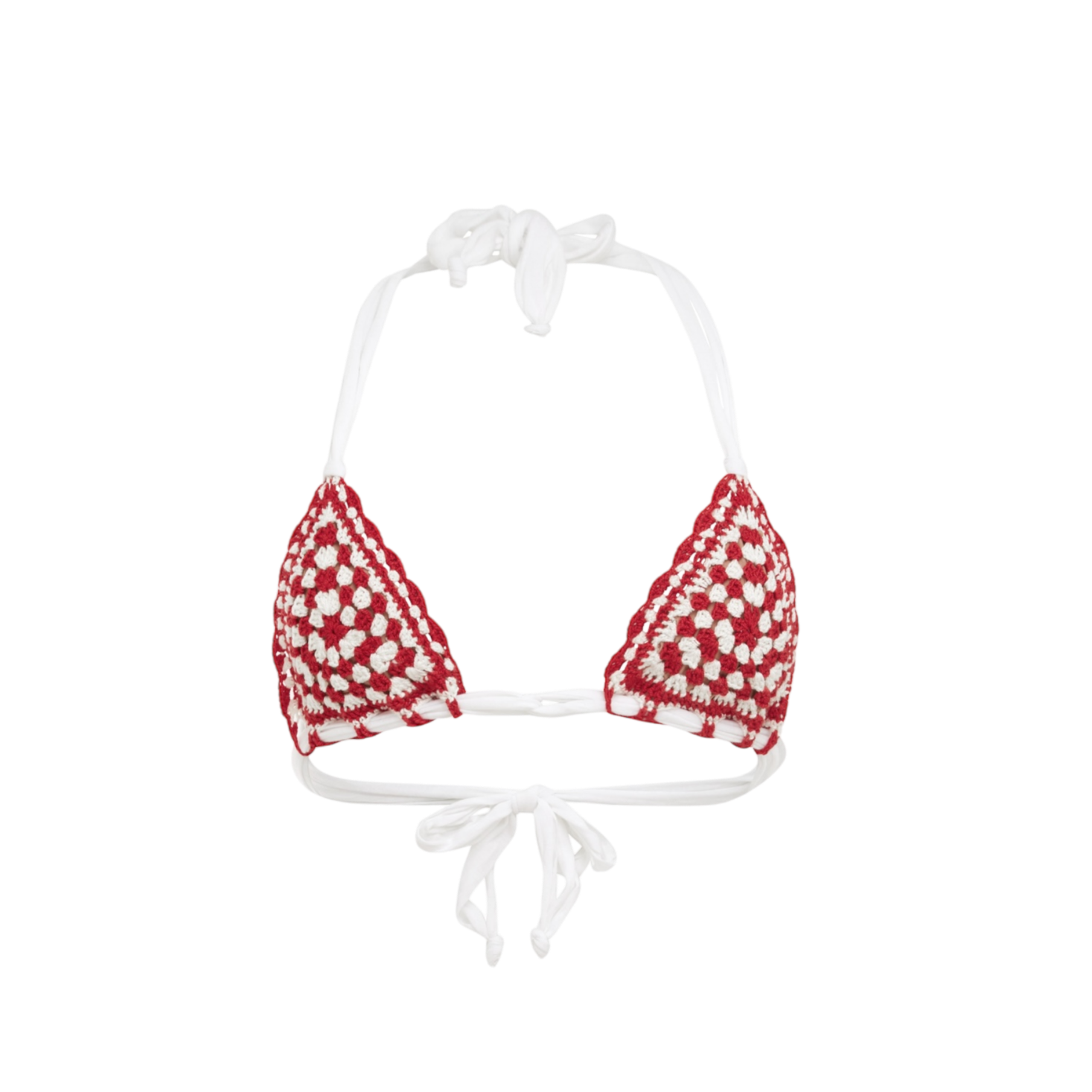 Grannysquare Crochet Bikini Top