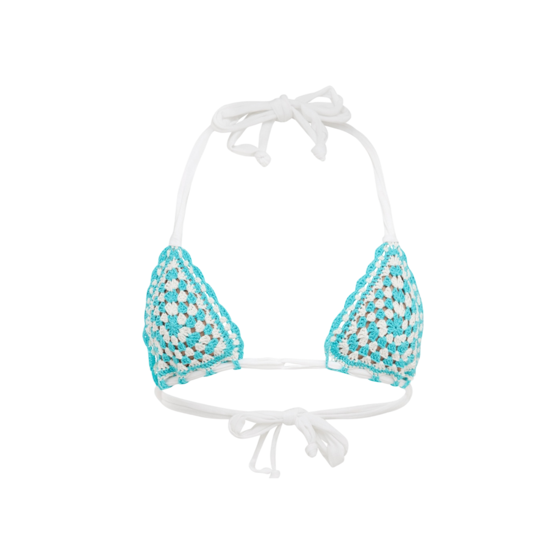 Grannysquare Crochet Bikini Top