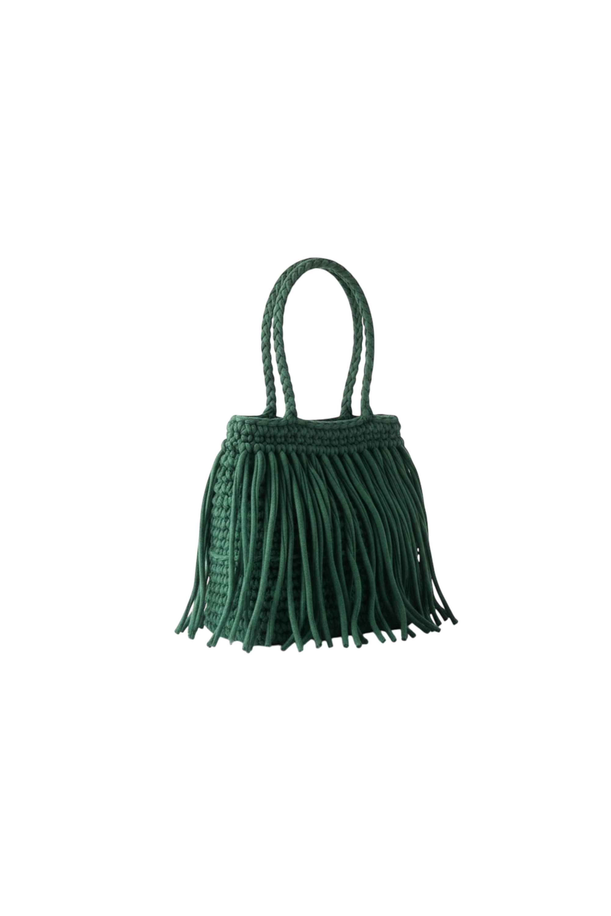 Emerald Fringe Tote