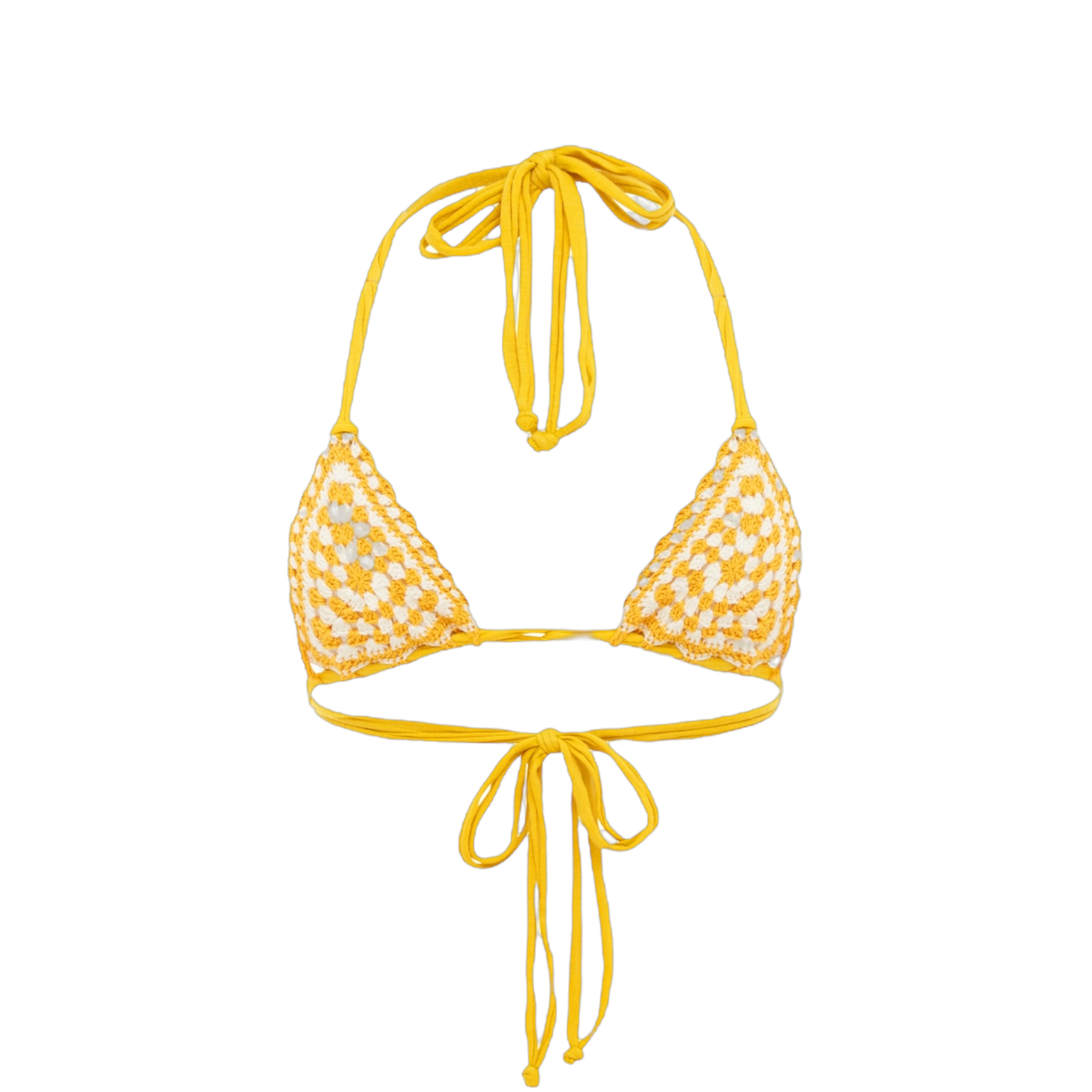 Buttercup Granny Square Bikini Top