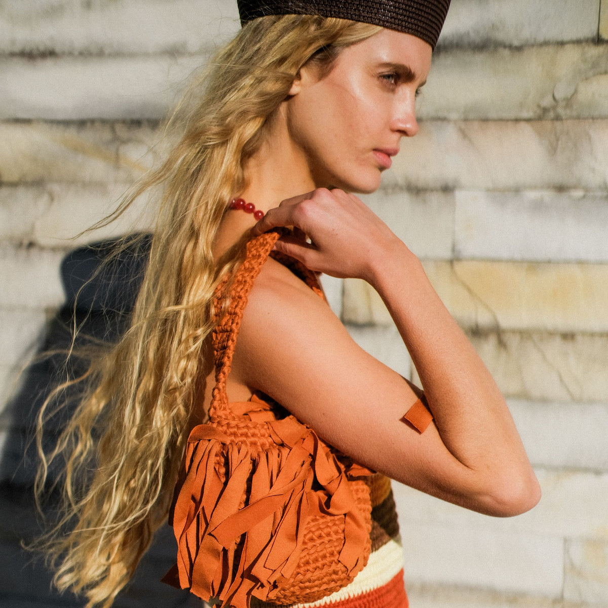 Bucket Fringe Bag