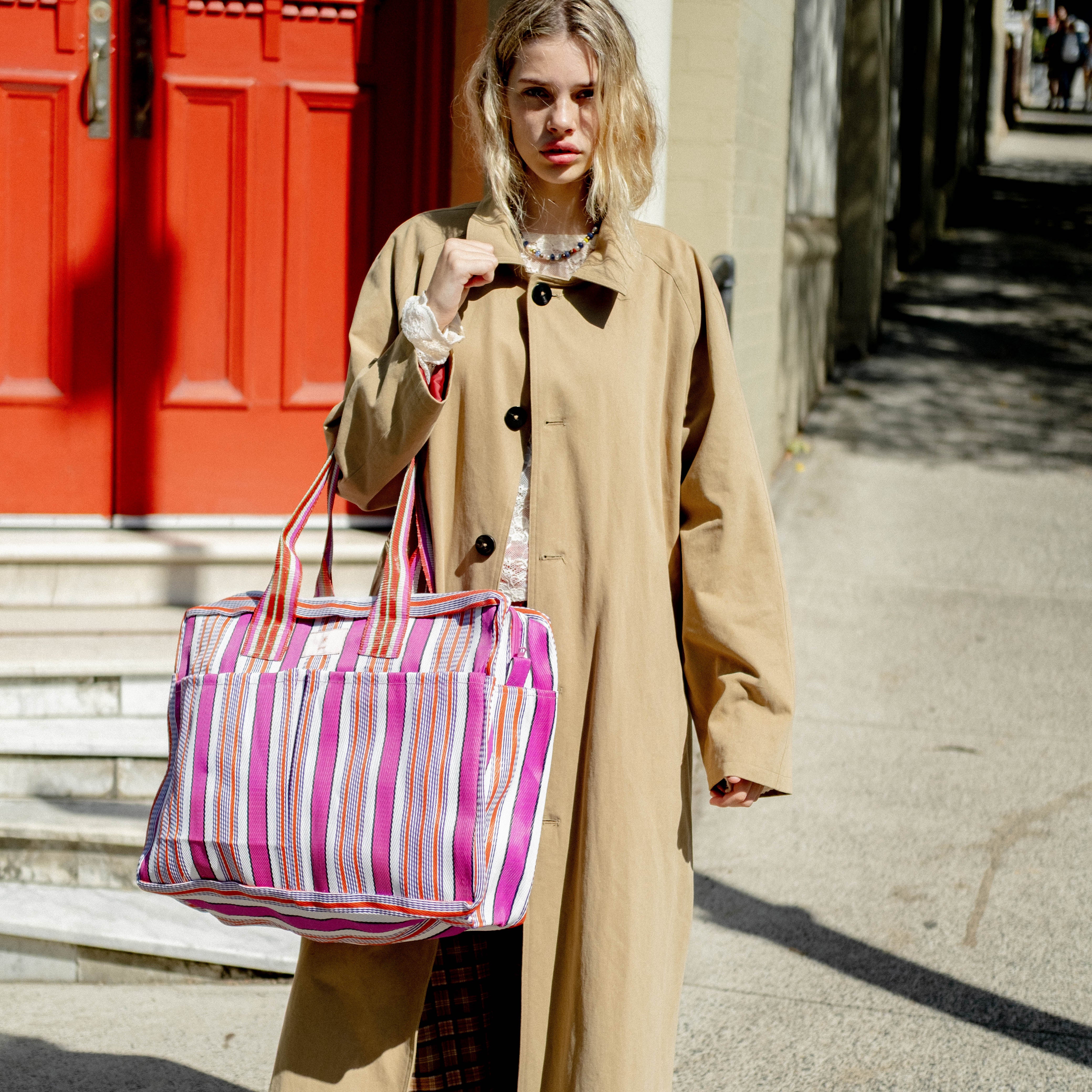 Phlox Pink Weekend Bag