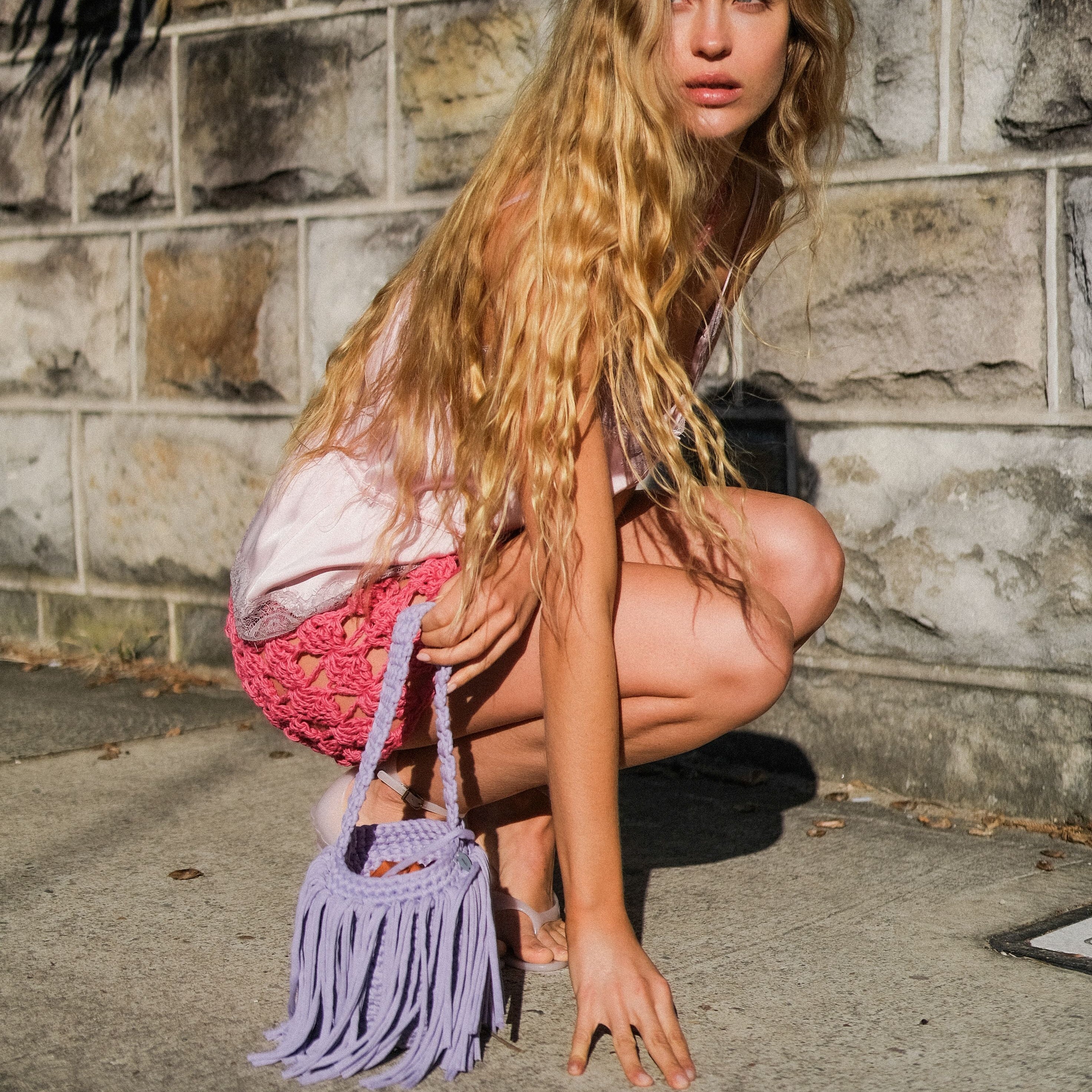 Bucket Fringe Bag