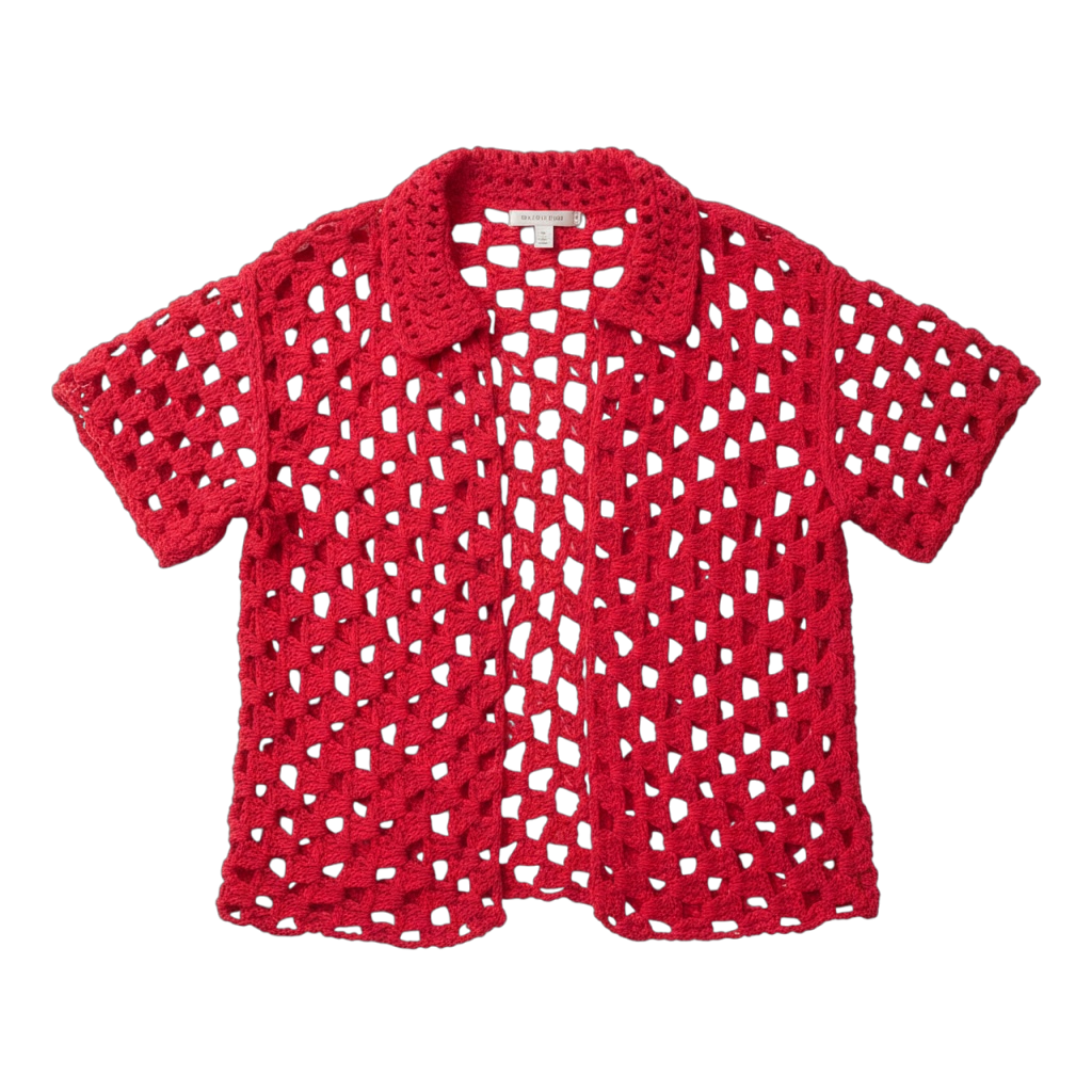 Poppy Crochet Shirt