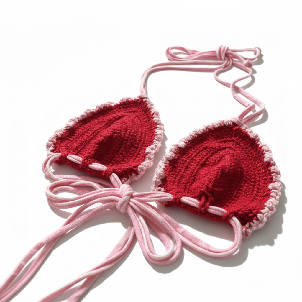 Poppy Petal Bikini Top